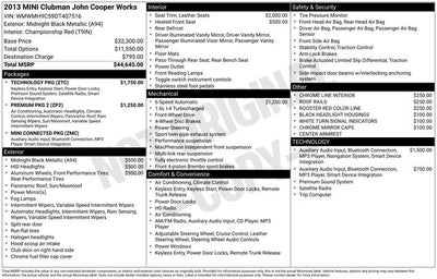 2013 MINI John Cooper Works Clubman