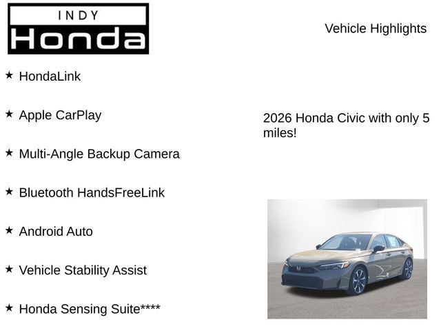 2026 Honda Civic Hybrid Sport Touring