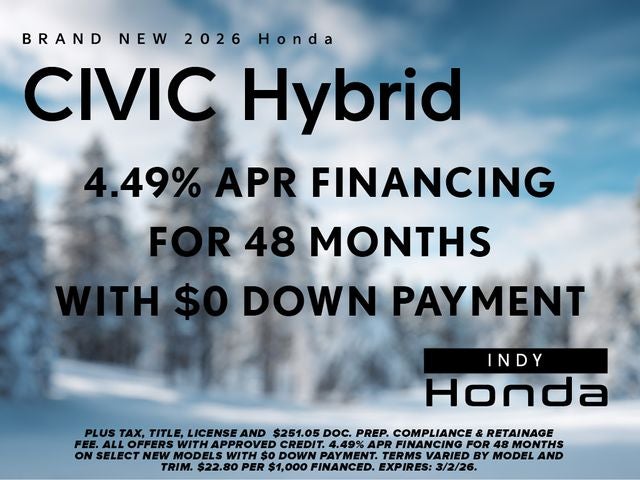 2026 Honda Civic Hybrid Sport Touring