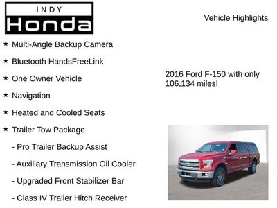 2016 Ford F-150 Lariat