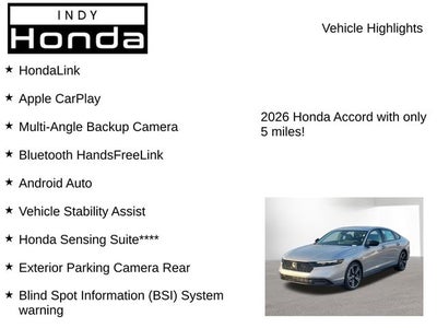 2026 Honda Accord SE