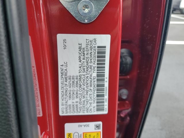 2025 Honda Accord SE