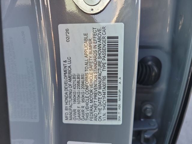 2026 Honda Accord SE