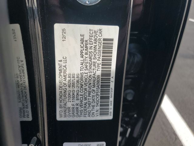 2025 Honda Accord Hybrid Sport