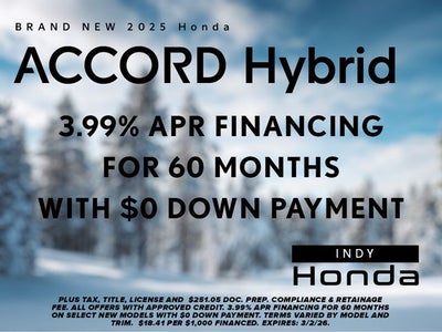 2025 Honda Accord Hybrid Sport