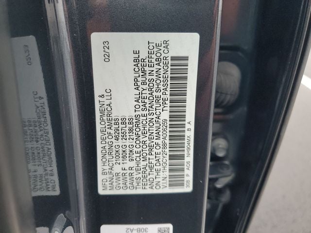 2023 Honda Accord Hybrid Touring