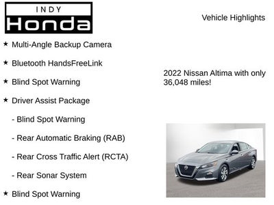 2022 Nissan Altima 2.5 S