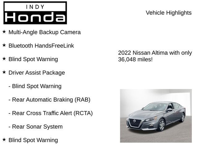 2022 Nissan Altima 2.5 S