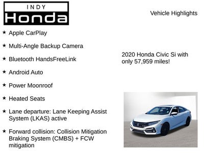 2020 Honda Civic Si