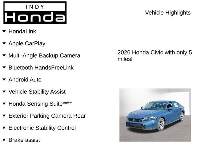 2026 Honda Civic LX