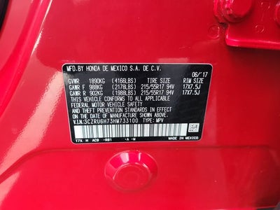 2017 Honda HR-V EX-L w/Navigation