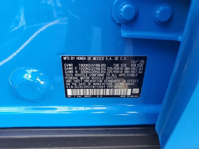 2026 Honda HR-V Sport