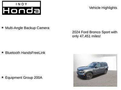 2024 Ford Bronco Sport Big Bend