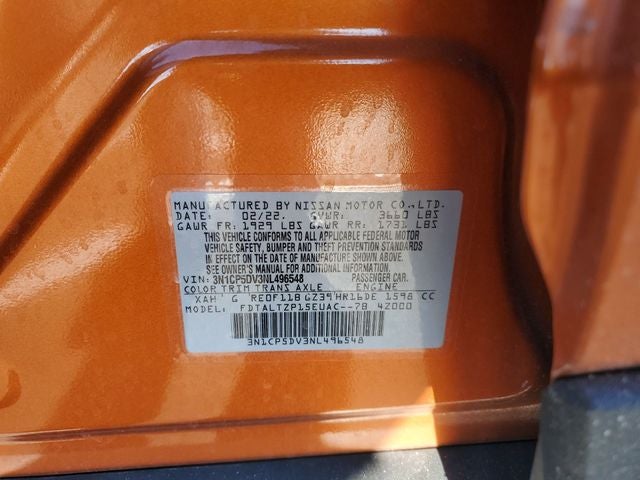 2022 Nissan Kicks SR