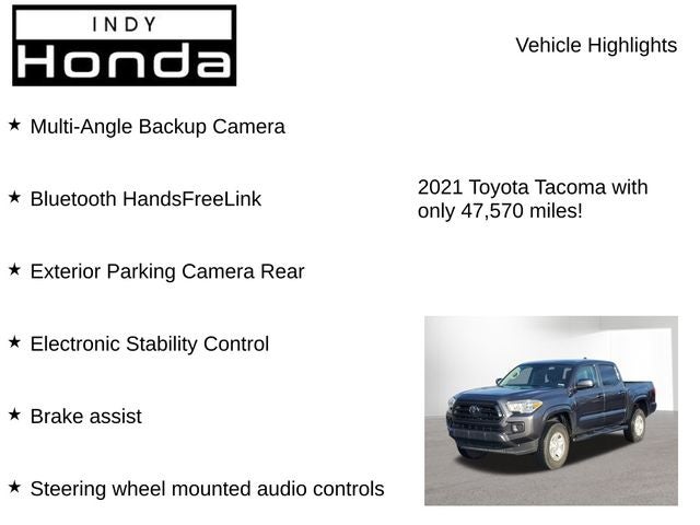 2021 Toyota Tacoma SR V6