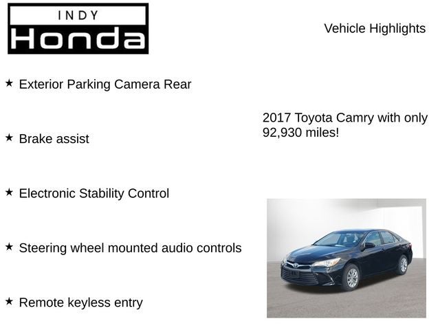 2017 Toyota Camry XLE