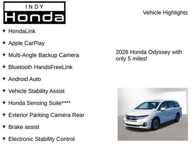 2026 Honda Odyssey EX-L