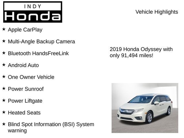 2019 Honda Odyssey EX-L