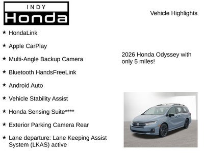 2026 Honda Odyssey Sport-L