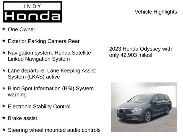 2023 Honda Odyssey Touring