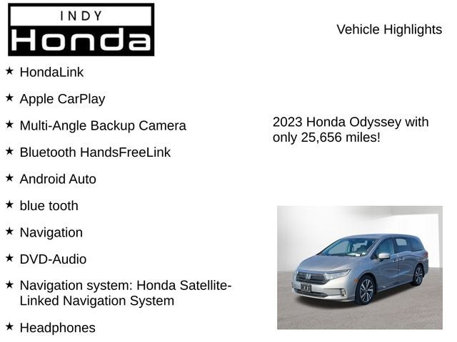 2023 Honda Odyssey Touring