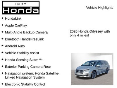2026 Honda Odyssey Touring