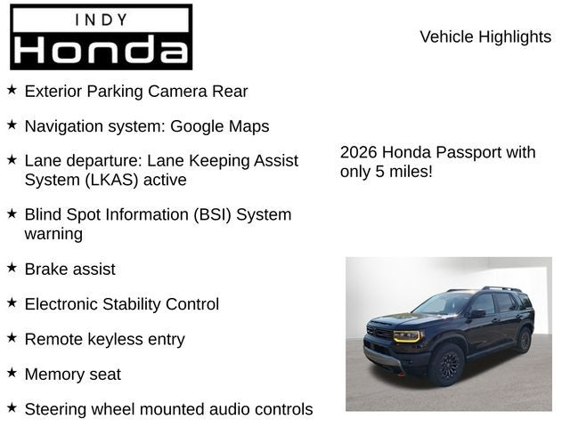2026 Honda Passport TrailSport