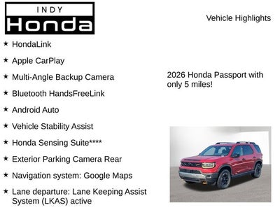 2026 Honda Passport TrailSport Elite