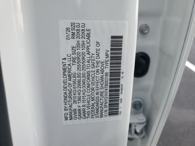 2026 Honda Pilot Touring