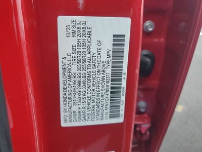 2025 Honda Pilot Touring