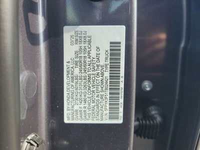 2026 Honda Ridgeline RTL