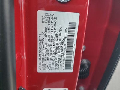 2026 Honda Ridgeline RTL