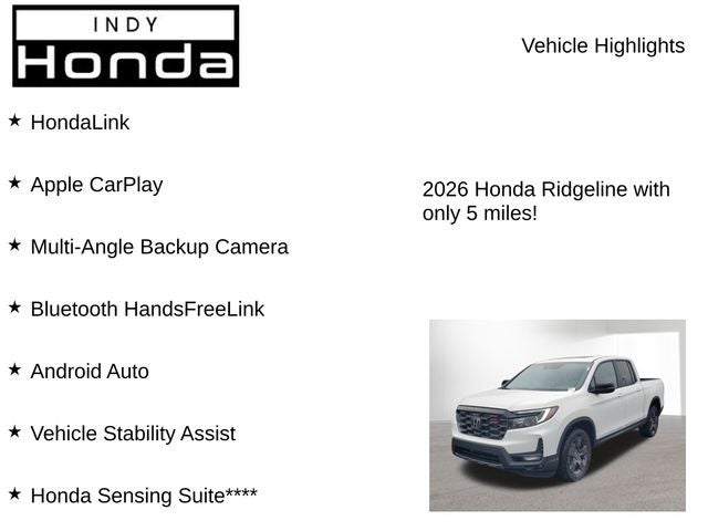 2026 Honda Ridgeline TrailSport