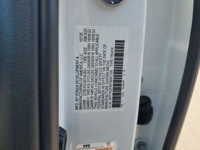 2026 Honda Ridgeline Black Edition