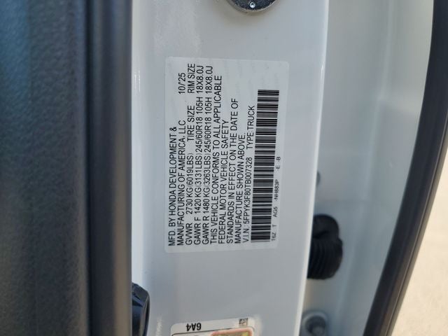 2026 Honda Ridgeline Black Edition