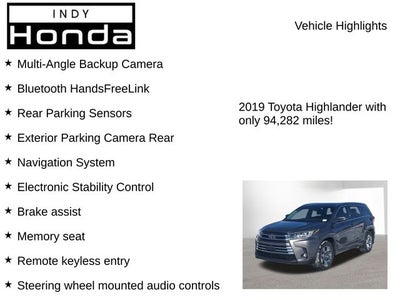 2019 Toyota Highlander Limited