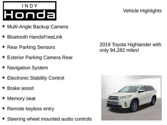 2019 Toyota Highlander Limited