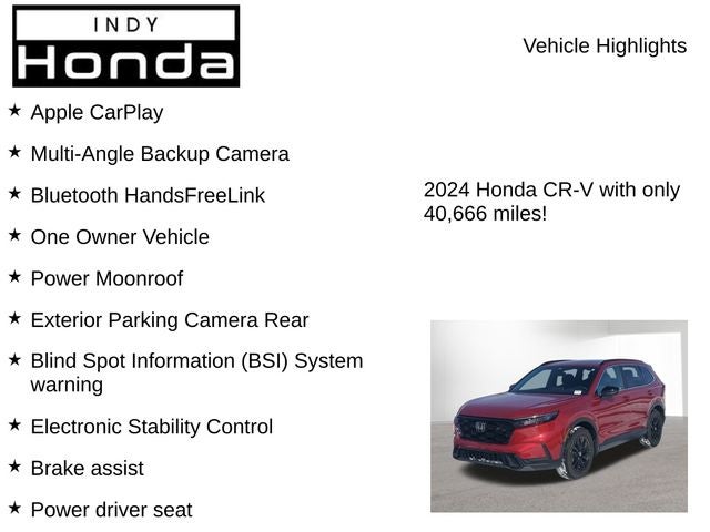 2024 Honda CR-V Hybrid Sport