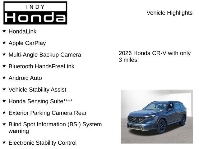 2026 Honda CR-V Hybrid Sport-L