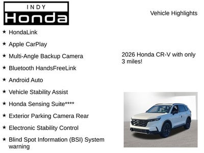 2026 Honda CR-V Hybrid Sport-L
