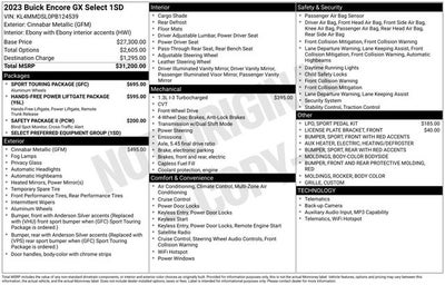 2023 Buick Encore GX Select