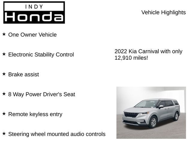 2022 Kia Carnival LXS