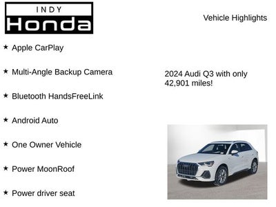 2024 Audi Q3 Premium S Line quattro
