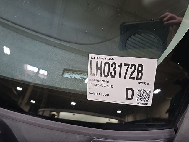 2016 Jeep Patriot Sport