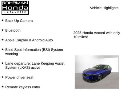 2025 Honda Accord Hybrid Sport
