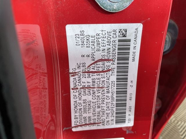 2023 Honda Civic Sport