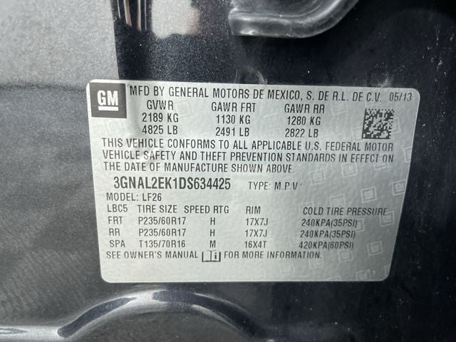 2013 Chevrolet Captiva Sport 2LS 2LS