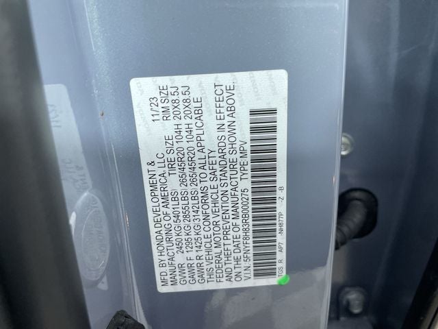 2024 Honda Passport Black Edition