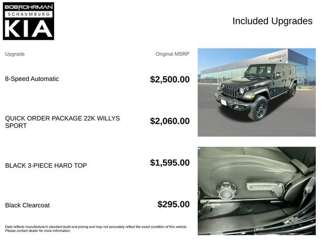 2021 Jeep Wrangler Unlimited Willys