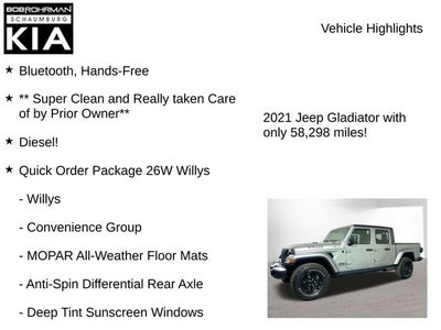 2021 Jeep Gladiator Willys